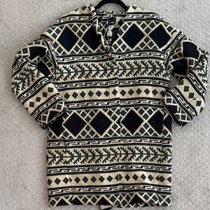 Zara Vintage-Inspired Geometric Tapestry Jacket, size XS/S